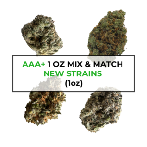 Mix and Match Ounces, $125 Ounces, 1 Ounce Cannabis, $125 Cannabis Ounce, Mix and Match Cannabis, Build Your Own Ounce, Cannabis Flower Value Pack, One Ounce Flower, Multi Strain Cannabis, Cannabis Flower Deal, Affordable Cannabis Flower, Premium Cannabis Selection, Puff Cannabis Dispensary, Discreet Shipping