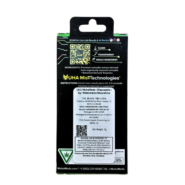 WATERMELON_Moonshine Muha Meds Vapes