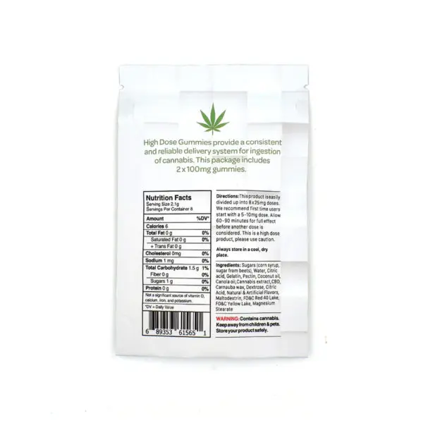 high-dose-sativa- High Dose – Cannabis Fruit Gummies (200mg / 800mg / 1600mg THC/CBD)