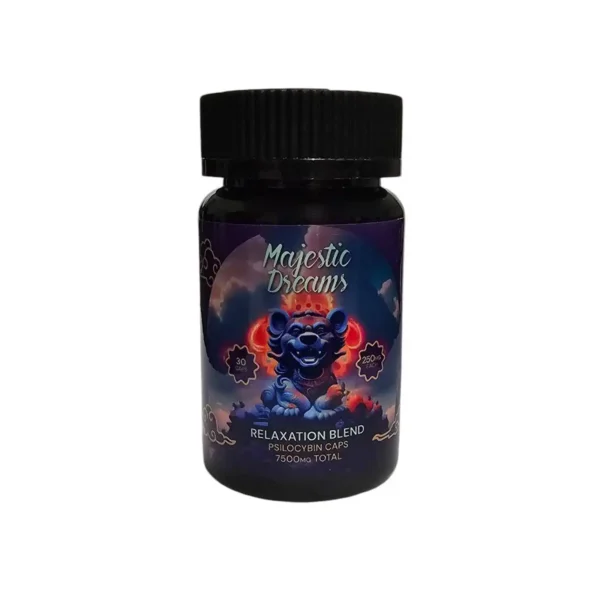 mysticdreams_relaxation_front-600x600 Majestic Dreams Capsules, Psilocybin Microdose, Microdose Capsules, Premium Capsules, Discreet Shipping, Cannabis Exotic Dispensary