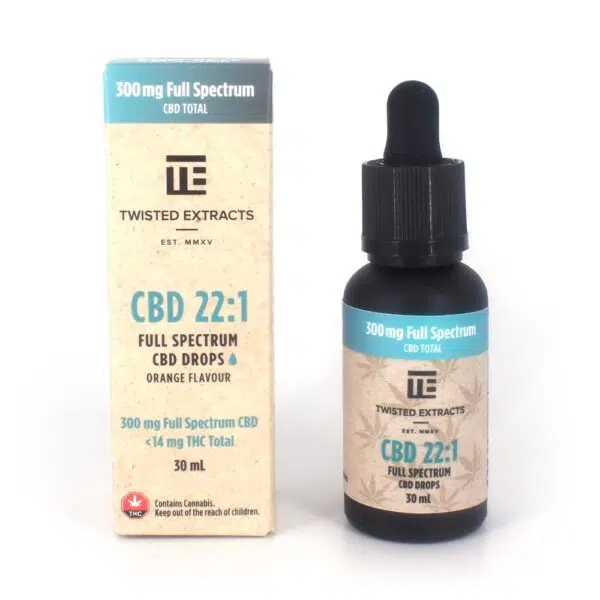 twistedextracts-cbdfs-300cbd14thc-2-600x600.jpg Twisted Extracts – 22:1 Full Spectrum Cannabis Oil Drops