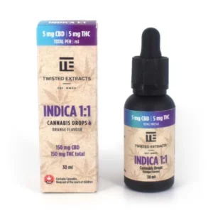 Twisted Extracts, Twisted Extracts Indica, Twisted Extracts Oil Drops, Indica Oil Drops, Cannabis Oil Drops, Indica Cannabis Oil, THC CBD Oil, THC CBD Cannabis Oil, Orange Cannabis Oil, Cannabis Oil Dropper, 30ml Cannabis Oil, Puff Cannabis Dispensary