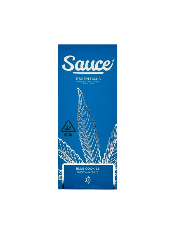 SAUCE ESSENTIALS Blue Cookies is an indica-dominant hybrid-profile live resin disposable associated with Blueberry × Girl Scout Cookies genetics. It features sweet blueberry, berry, citrus, earthy, and vanilla characteristics in an all-in-one format. SAUCE ESSENTIALS Blue Cookies is an indica-dominant hybrid-profile live resin disposable associated with Blueberry × Girl Scout Cookies genetics. It features sweet blueberry, berry, citrus, earthy, and vanilla characteristics in an all-in-one format.