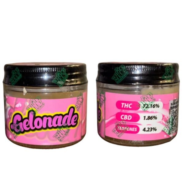 GELONADE Whole Melt Extracts live resin badder, live resin badder 1oz, Whole Melt Extracts concentrates, premium cannabis badder, bulk live resin concentrate, dab concentrates 1oz, terpene-rich badder, solvent-based cannabis extract, Whole Melt Extracts badder jar, Cannabis Exotic Dispensary concentrates, CED premium extracts, trusted cannabis dispensary, reliable cannabis shipping, top-tier live resin badder