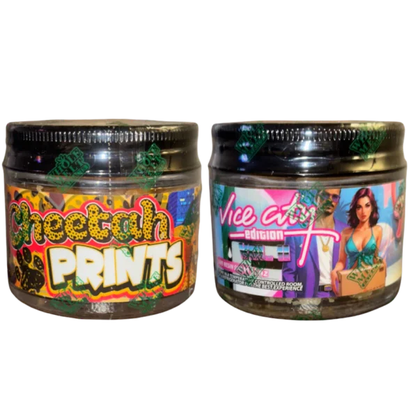 CHEETAH PRINTS Whole Melts live resin sugar, Vice City Edition II concentrate, live resin sugar 1oz, premium cannabis concentrate, Whole Melts extracts, dab concentrates, Cannabis Exotic Dispensary concentrates