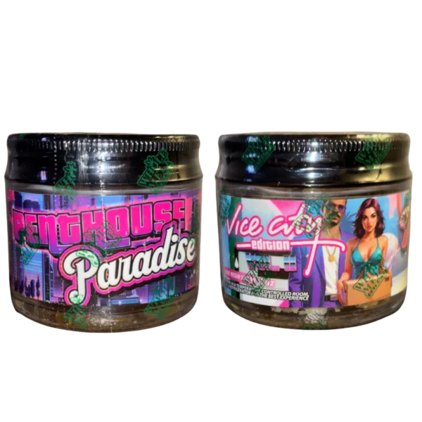 PENTHOUSE PARADISE Whole Melts live resin sugar, Vice City Edition II concentrate, live resin sugar 1oz, premium cannabis concentrate, Whole Melts extracts, dab concentrates, Cannabis Exotic Dispensary concentrates