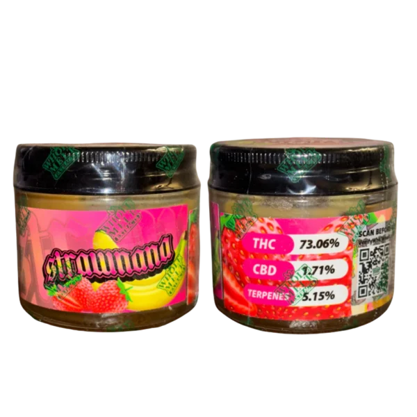 STRAWNANA Whole Melt Live Resin Badder 1oz