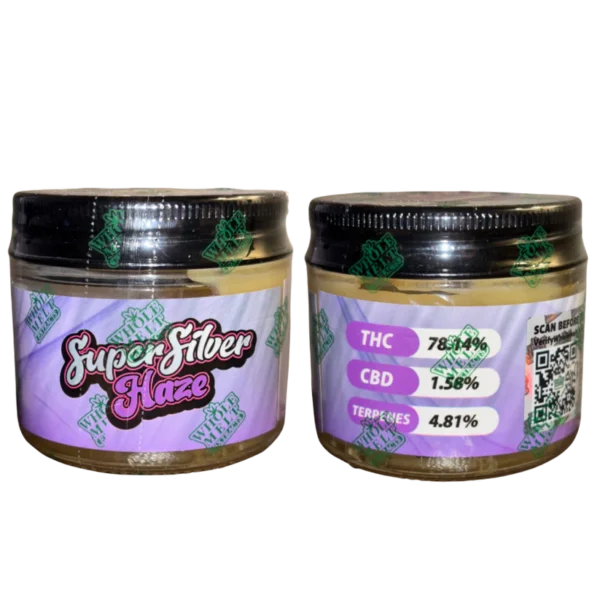 SUPER SILVER HAZE Whole Melt Extracts live resin badder, live resin badder 1oz, Whole Melt Extracts concentrates, premium cannabis badder, bulk live resin concentrate, dab concentrates 1oz, terpene-rich badder, solvent-based cannabis extract, Whole Melt Extracts badder jar, Cannabis Exotic Dispensary concentrates, CED premium extracts, trusted cannabis dispensary, reliable cannabis shipping, top-tier live resin badder